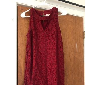 Maroon Lace dress from Francesca’s! Worn twice